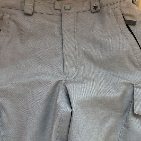 Burton DRYRIDE Cargo Snowboard Ski Pants Boys XL 14/15 Gray 30x28.5 Adjustable - Picture 7 of 16